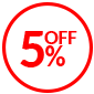 5per off